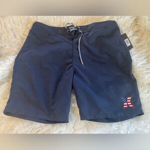 Hurley Americana Icon NWT Men’s Solid Navy Blue Boardshorts. Size 38